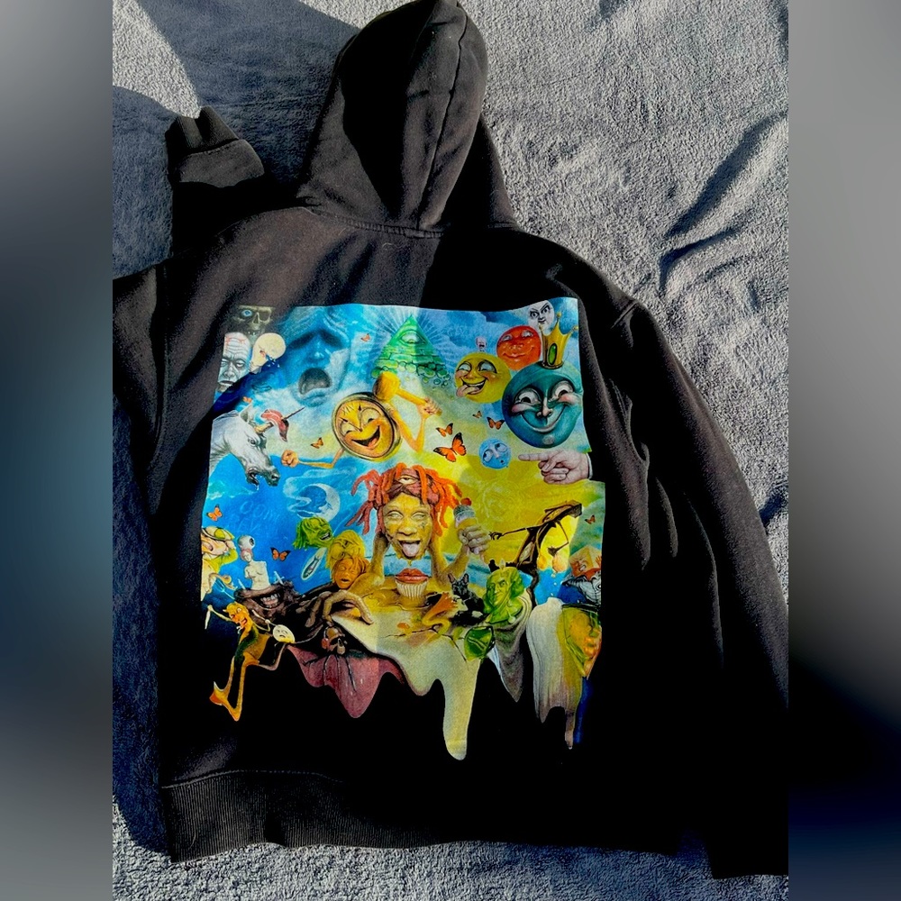 Trippie Redd Black Hoodie | Small